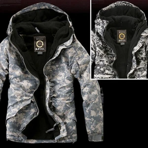 South Play Herren Qualität Ski Snowboard Kapuze Jacke Pullover Parka Blazer ACU S-2XL - Bild 1 von 18
