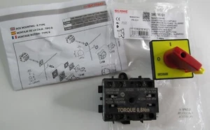 NEW SCAME 590.YM51B1 PADLOCKABLE FRONT OPERATOR DISCONNECT SWITCH W/ 590.YA323B - Picture 1 of 7