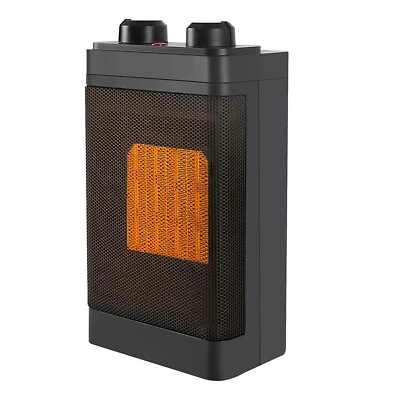 Heizlüfter Keramik 1500W Schnellheizer Heizgerät mit Drehknopf Heizstrahler - Bild 1 von 4
