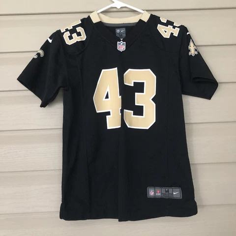 Nike Darren Sproles Jersey #43 Black Gold New Orleans Saints NFL Youth M 10-12 Cover