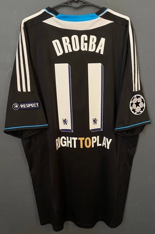 MEN'S FC CHELSEA 2011/2012 DROGBA UEFA SOCCER FOOTBALL SHIRT JERSEY SIZE 2XL XXL Cover