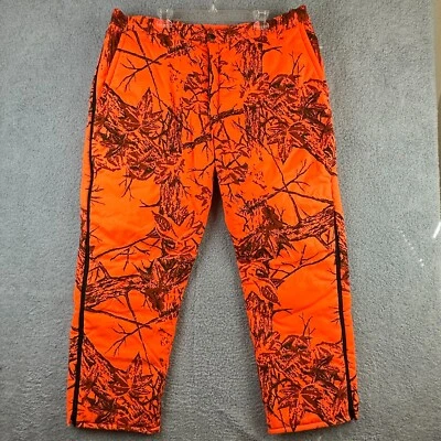 Walls Pants Mens 2XL Orange Camo Realtree Insulated USA Blizzard Hunting Vintage - Image 1 of 4