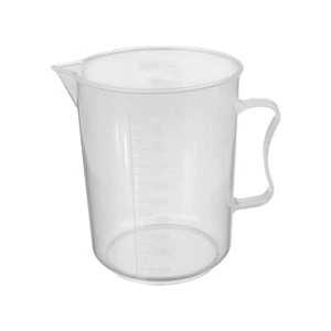 1000ml Clear PP Plastic Graduated Measuring Mixing Cup Jar Cooking Bakery Lab - Picture 1 of 6