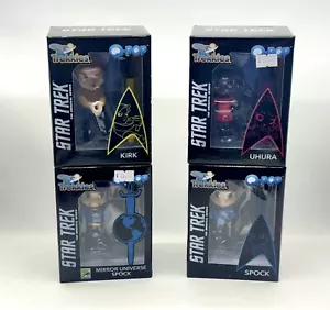 Qmx Star Trek Trekkies Q-Pop Lot Mirror Universe Spock, Uhura, Kirk, Spock 2013 - Picture 1 of 13
