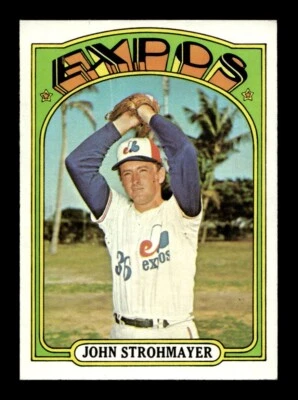 1972 Topps #631 John Strohmayer Expos EX-MT *3w - Image 1 of 2