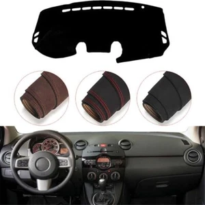 Console Dashboard Suede Mat Protector Sunshield Cover For Mazda 2 Demio 2008-14 - Foto 1 di 10