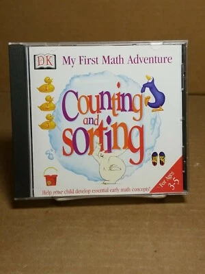 My First Math Adventure Sorting & Counting Pc Cd-Rom Windows Mac Early Learning  - Image 1 of 4