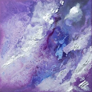 HERVORRAGENDE NEUE ORIGINAL ISABELLA BENJAMIN "Abstrakt #23" MODERNE KUNST GEMÄLDE - Bild 1 von 1
