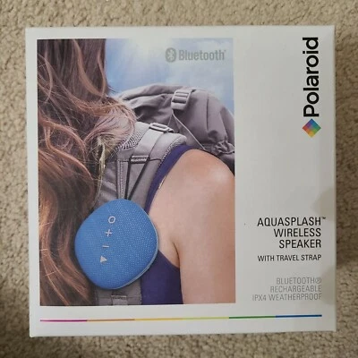 Polaroid Aquasplash Wireless Speaker with Travel Strap New - Image 1 of 2