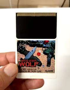 PC Engine - OPERATION WOLF - Hu Card (Good) - Picture 1 of 2
