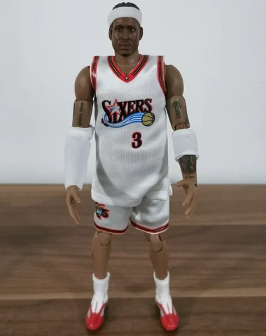 Real NBA Masterpiece Collection #1 Allen Iverson 1/9 Action Figure New In Box Cover