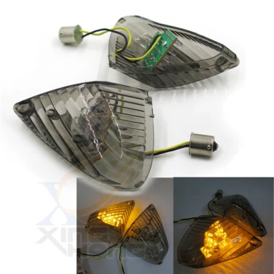 Rear Smoke LED Turn Signals Fit For Suzuki 07/08 GSXR1000 08-09 GSXR600/750 - Image 1 of 4