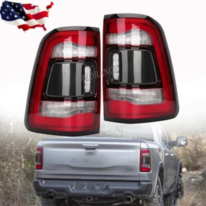2pcs LED Tail Lights For Dodge RAM 1500 2019-2022 Rear LED Tail Lamps Light L+R - Picture 1 of 11