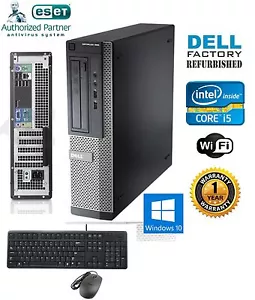 Dell Computer Core i5-2400 DESKTOP 3.10Ghz 16Gb Ram 1TB Windows 10 Pro 64 GeF210 - Picture 1 of 10