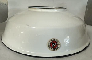 Appleton White Porcelain Standard Dome Reflector Shade 14" Dia. - Picture 1 of 8