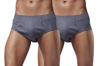 Cotton Supporter Brief For Cricket Gym workout Pack of 2 Gray - Image 1 of 4