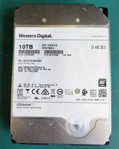 Western Digital Ultrastar 10TB Data Center Hard Drive 3.5 Inch SATA HDD Tested - Picture 1 of 6