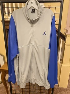 Air Jordan  Jumpman Full Zip Warm up Flight Sweatshirt Track Jacket Mens Sz XXL - Picture 1 of 11