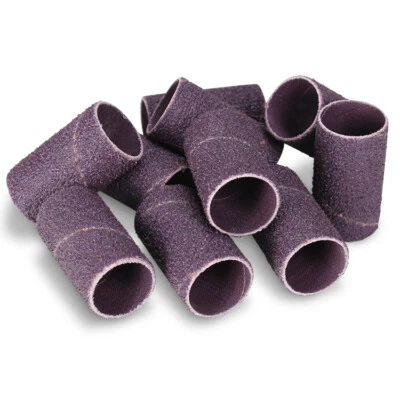 Bandas espirales de óxido de aluminio de 3/4" x 1", sin mangas de lijado de regazo - Paquete de 10 Foto 1 de 4