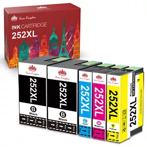 Cartucho de tinta de impresora para Epson 252XL compatible con WorkForce WF-3620 3640 7710 7620 - Imagen 1 de 14
