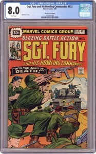 Sgt. Fury 30 Cent Variant #133 CGC 8.0 1976 4181351002 - Picture 1 of 1