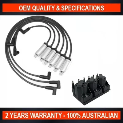 Swan Ignition Coil & Top Gun Lead Kit for Holden Caprice Commodore VS VT - Image 1 of 4
