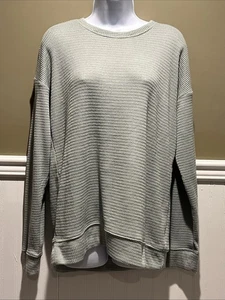 Sonoma NWT Women’s Super Soft Crewneck Sage Green M Thermal Top Shirt LS - Picture 1 of 8