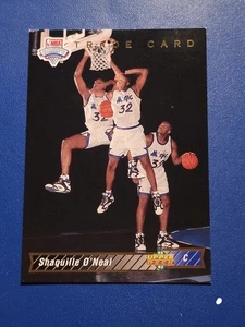 1992-93 Upper Deck Shaquille O'Neal Trade Card Rookie RC #1b Magic - Bild 1 von 18