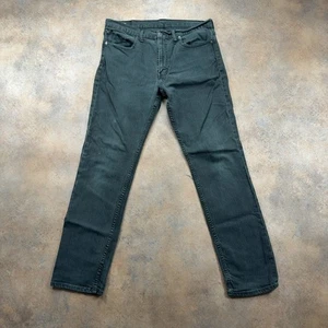 Pantalones de mezclilla LEVI'S 511 para hombre (cintura de 36 pulgadas) (pierna de 31 pulgadas) calce ajustado verde oscuro - Imagen 1 de 12