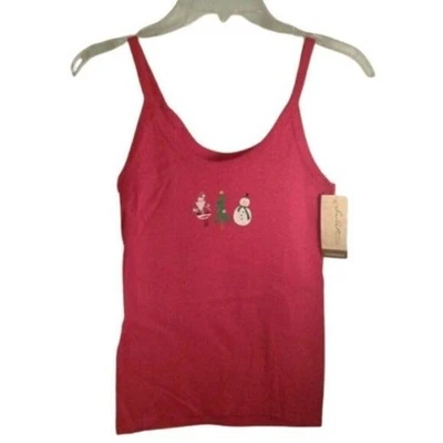 Muñeco de nieve Secret Treasures talla S para mujer Navidad rojo árbol de Papá Noel Foto 1 de 4