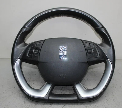 Leder Lenkrad mit Modul 98004092ZD, 96864298ZD Citroen DS5 Bj.14 - Bild 1 von 4