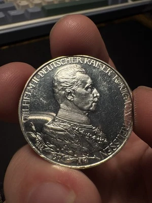 Germany 1913 A Prussia 3 Mark Jubilee PROOF - Image 1 of 4