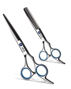 Hair Cutting Scissors Thinning Shears Kit Professional Barber Hairdressing Te... - Picture 1 of 8