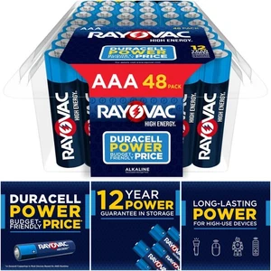 Paquete de 48 pilas AAA de alta energía linterna de larga duración juguetes - Imagen 1 de 9