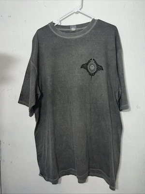 Crazy Shirts T Shirt Crater Dyed XXL Gray Tribal Sting Ray Fish Hawaii Aztec - Image 1 of 4