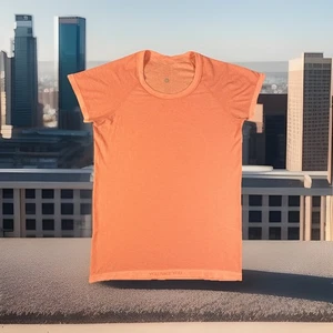 Lululemon Swiftly Tech manica corta 2.0 lunghezza fianchi taglia 12 Sunny Coral SUNC 02975 - Foto 1 di 11