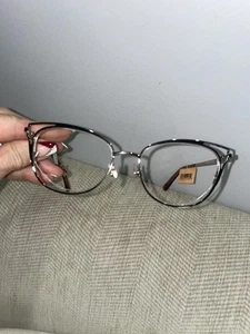 AUTHENTIC SWAROVSKI SK 5260 072 EYEGLASSES FRAME CRYSTALS METAL SILVER TONE $295 - Picture 1 of 8