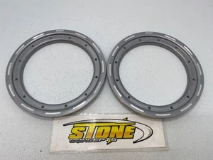 SET OF DOUGLAS 10" DWT BEADLOCK RING FRONT WHEEL 450R YFZ ALUMILITE RINGS - Bild 1 von 5