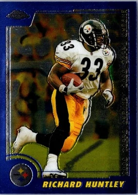 2000 Topps Chrome Richard Huntley #135 Pittsburgh Steelers Football Card - Image 1 of 2