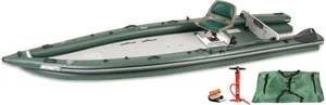 Sea Eagle FSK16 Solo Paquete de puesta en marcha Inflable Pescado Esquife Inflable Barco Portátil - Imagen 1 de 6