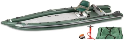 Sea Eagle FSK16 Solo Paquete de puesta en marcha Inflable Pescado Esquife Inflable Barco Portátil Foto 1 de 4