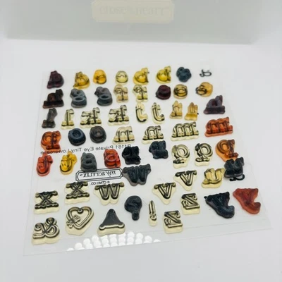 Close to My Heart My Acrylix B1161 Private Eye Tiny Minúscula Alphabet Stamp Set Foto 1 de 3