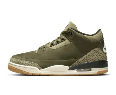 Zapatos para hombre Nike Air Jordan 3 Retro Family Affair verde oliva DN3707-202 Foto 1 de 4