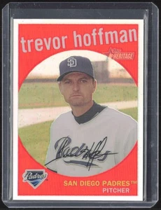 2008 Topps Heritage #C32 Trevor Hoffman rifrattori cromati #/559 - Foto 1 di 2