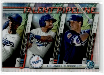 2017 Bowman Talent Pipeline Cody Bellinger #TP-LAD Los Angeles Dodgers - Image 1 of 2