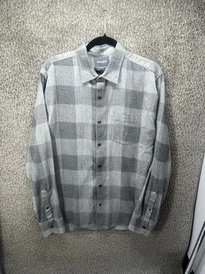 Camisa Bonobos Calce Ajustado Abotonada L Gris Búfalo Cuadros Cuadros Para Hombres Manga Larga Foto 1 de 4