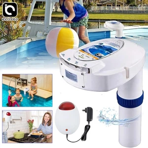 Alarma de piscina + receptor remoto niños mascotas bajo tierra y por encima protector de seguridad - Imagen 1 de 12