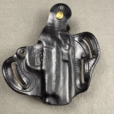 Funda para pistola DeSantis 001 de cuero negra C7 EE. UU. mano izquierda izquierda derecha Foto 1 de 4