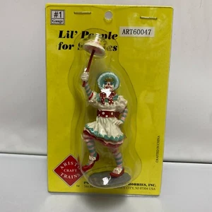 Aristocraft 60047 #1 Payaso calibre con paraguas #3 Lil' People para escenas NUEVO - Imagen 1 de 3