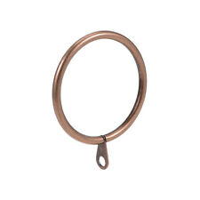 Curtain Rings Metal 45mm Inner Dia Drapery Ring for Curtain Rods Copper 28 Pcs